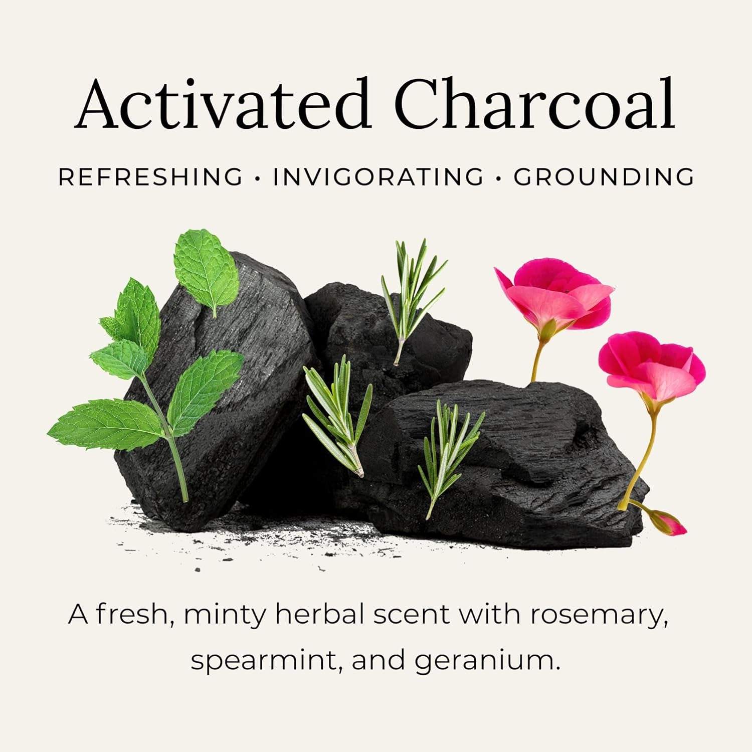 All Natural Deodorant Cream, Aluminum Free Deodorant for Women or Men, 2.4 Ounce - Activated Charcoal