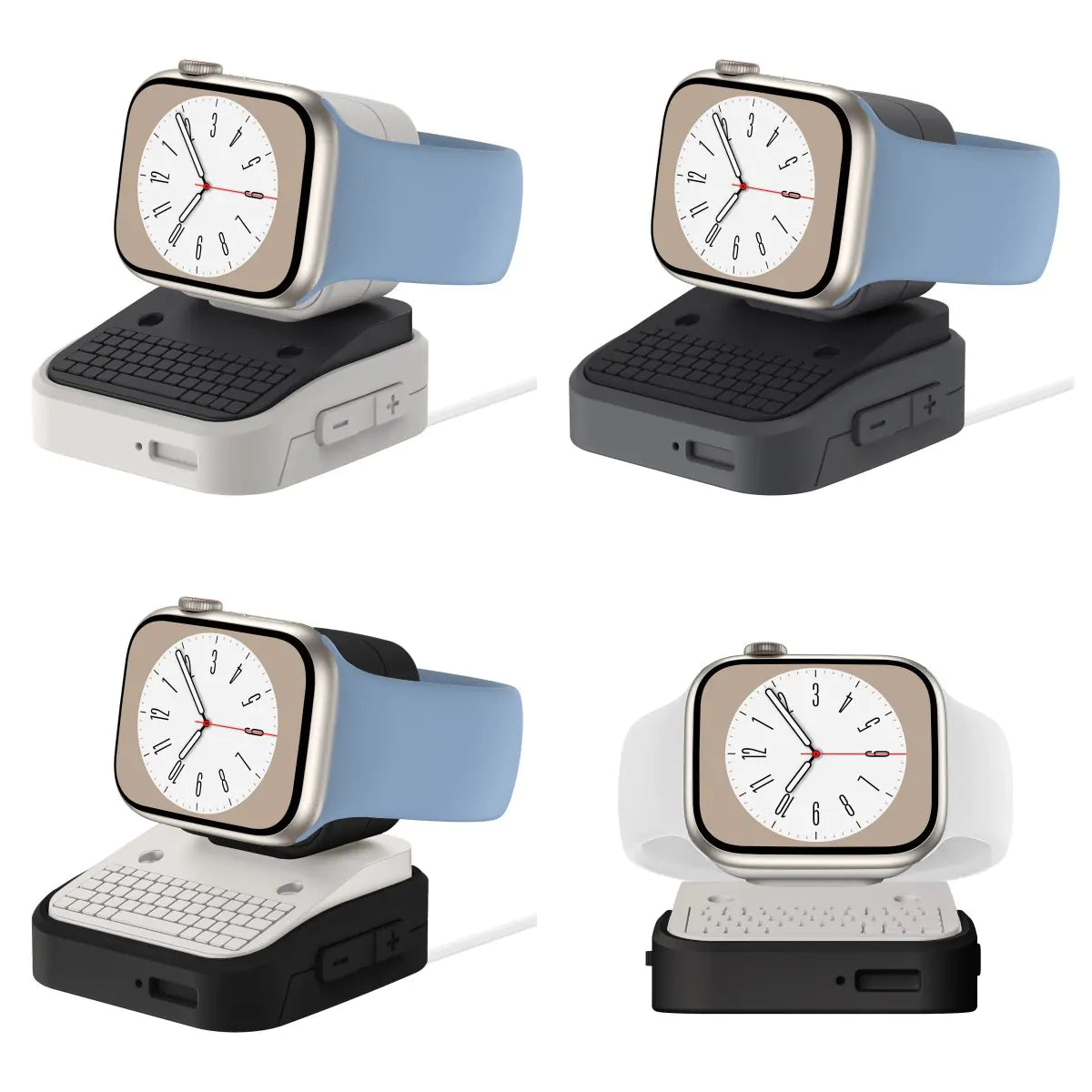 Silicone Stand for Apple Watch & Samsung Wireless Charger