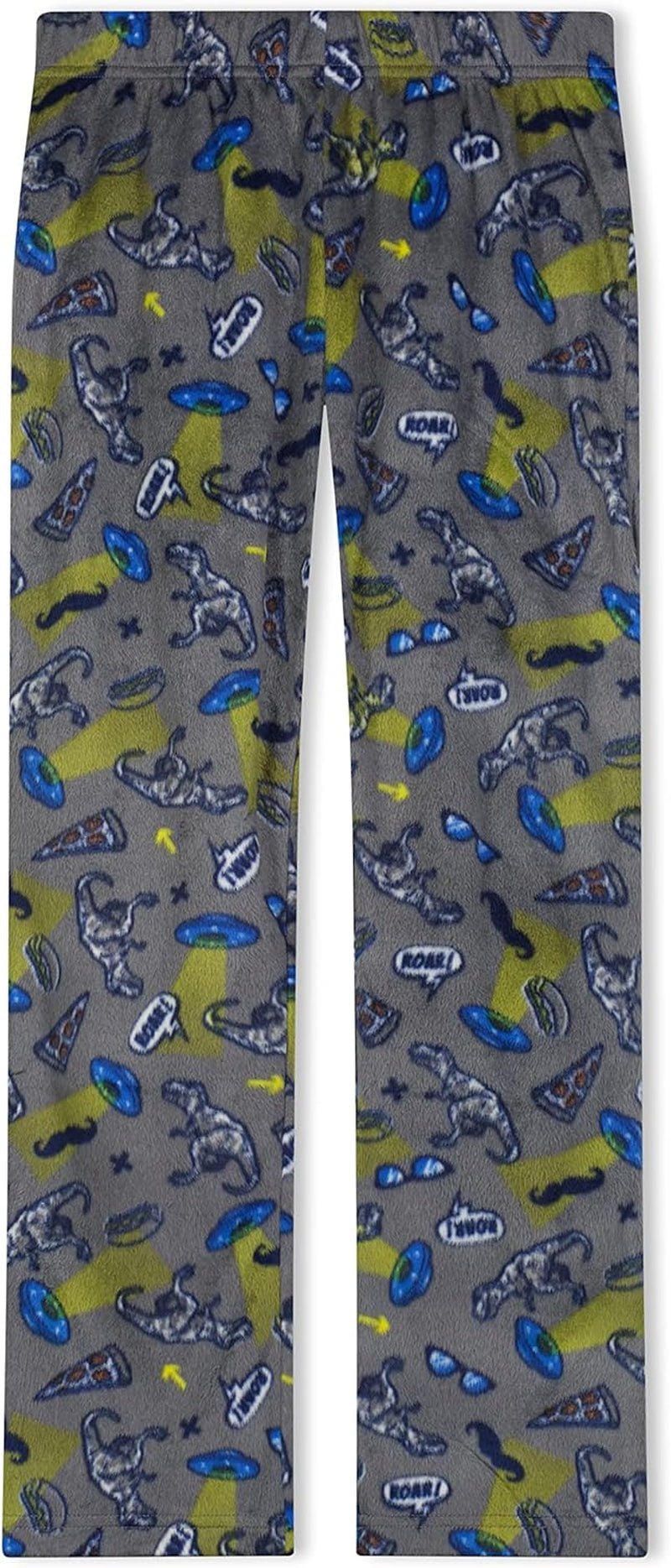 Boys Pajama Pants 3-Pack Soft Lightweight Sleepwear Bottoms with Elastic Waist Kids Lounge Pants for Boys
