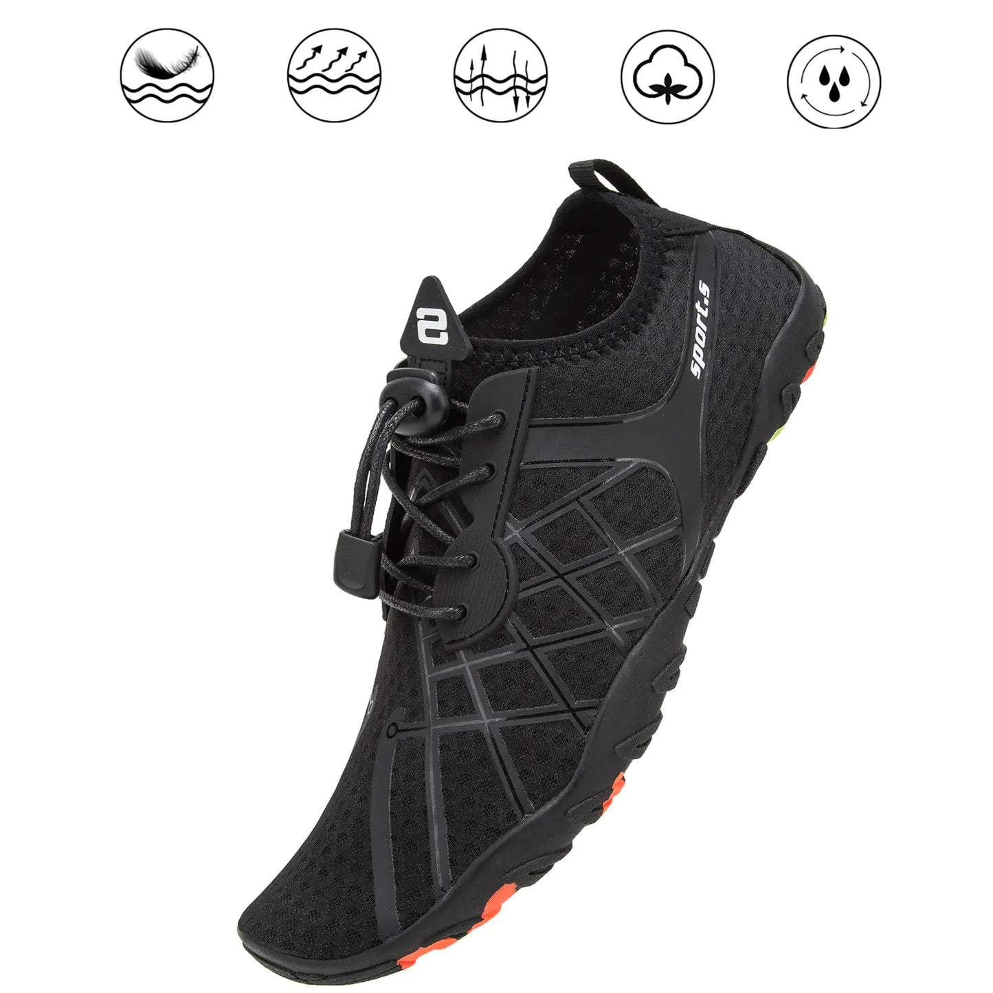 Breathable Beach and Water Shoes - Lightweight & Soft