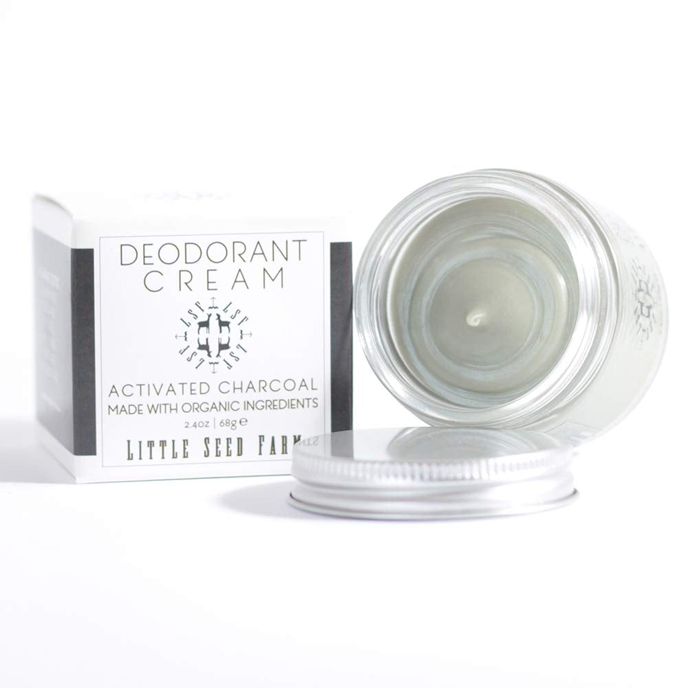 All Natural Deodorant Cream, Aluminum Free Deodorant for Women or Men, 2.4 Ounce - Activated Charcoal