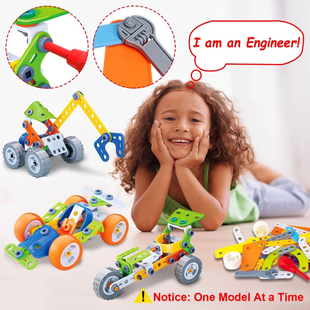 10 in 1 STEM Toys for 5 6 7 8+ Year Old Boy Birthday Gifts Building Toys for Kids Ages 4-8 Educational Stem Activities for Boys 4-6 8-10 Construction Creative Games Easter Idea Gift