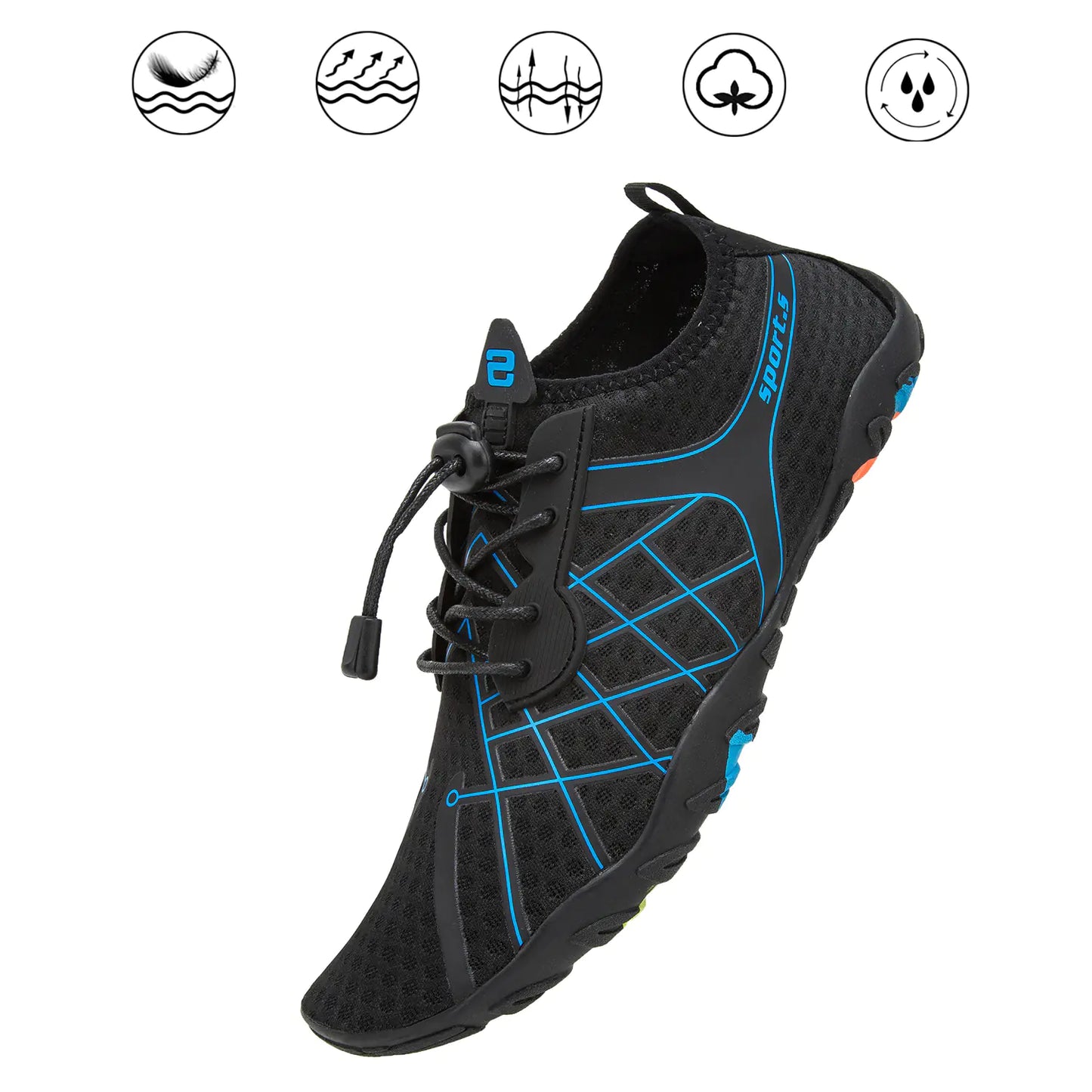 Breathable Beach and Water Shoes - Lightweight & Soft