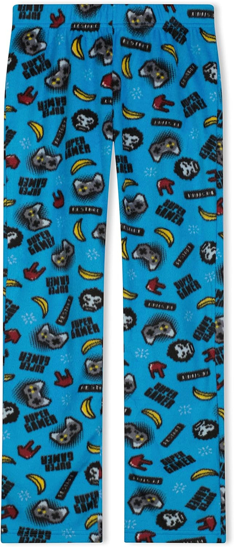 Boys Pajama Pants 3-Pack Soft Lightweight Sleepwear Bottoms with Elastic Waist Kids Lounge Pants for Boys