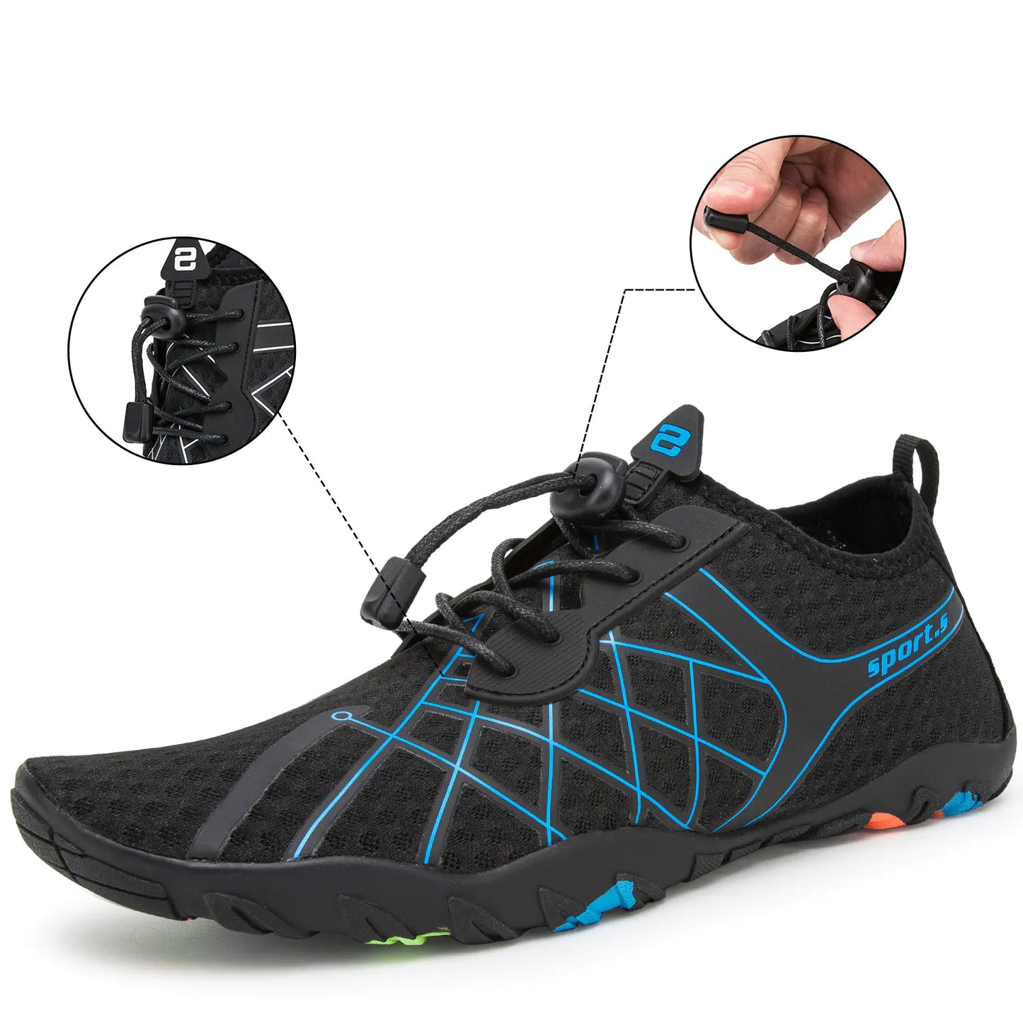 Breathable Beach and Water Shoes - Lightweight & Soft